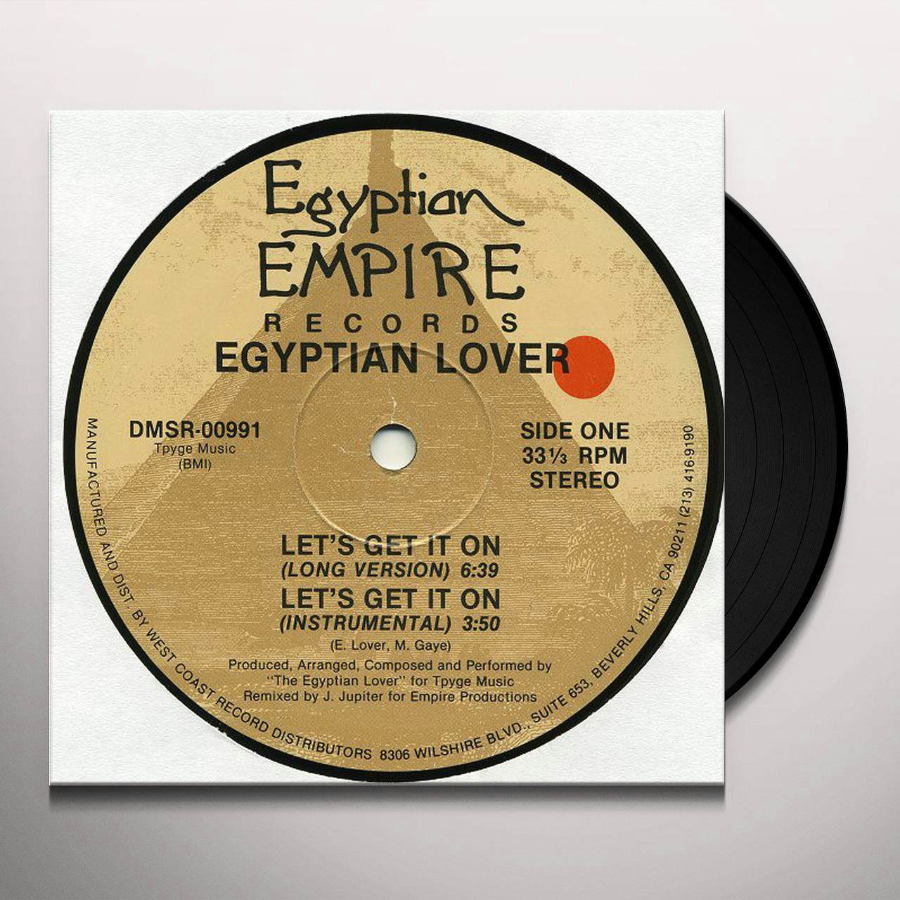 LET'S GET IT ON Vinyl Record - Egyptian Lover